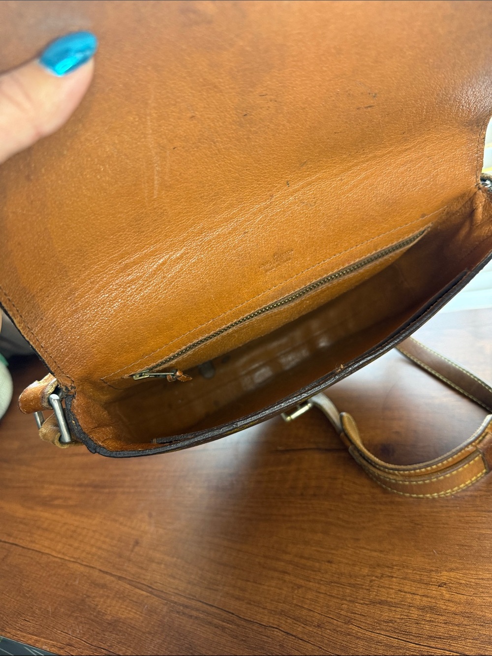 Louis Vuitton Vintage Monogram Cartouchière GM Crossbody Bag - Picture 9 of 11